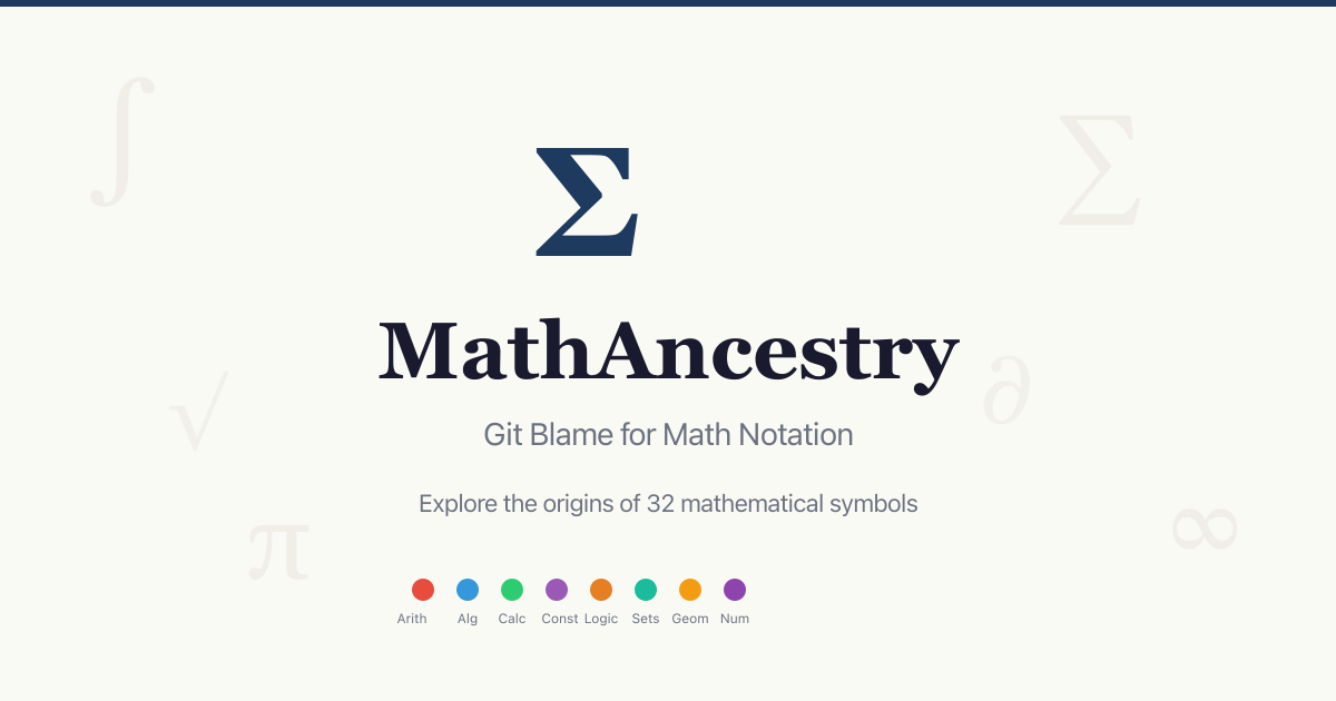 MathAncestry